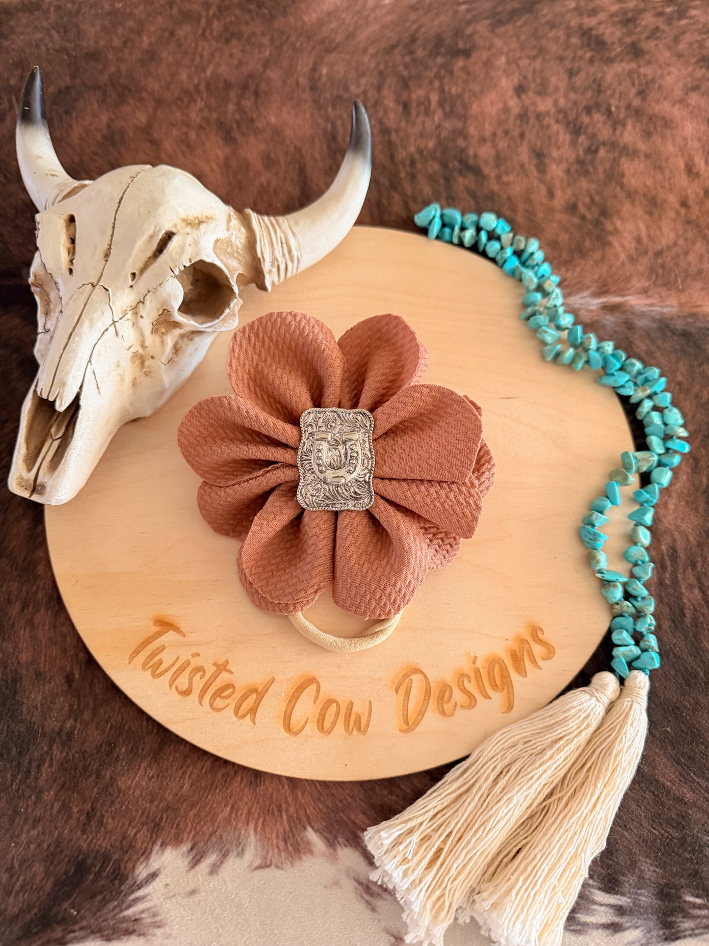 Flower Nylon Bow
