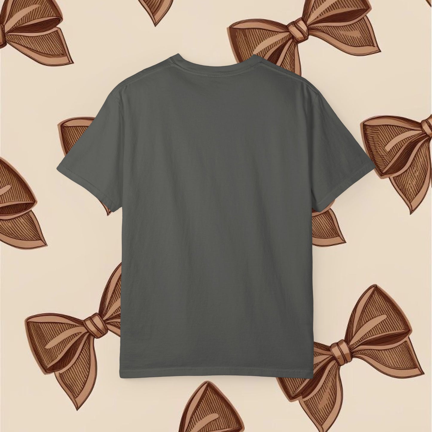 Twisted Cow Bow Hoe Tee