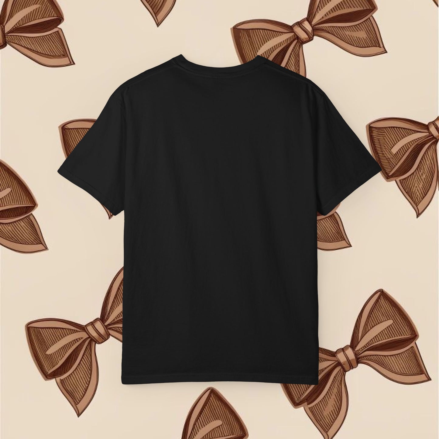 Twisted Cow Bow Hoe Tee