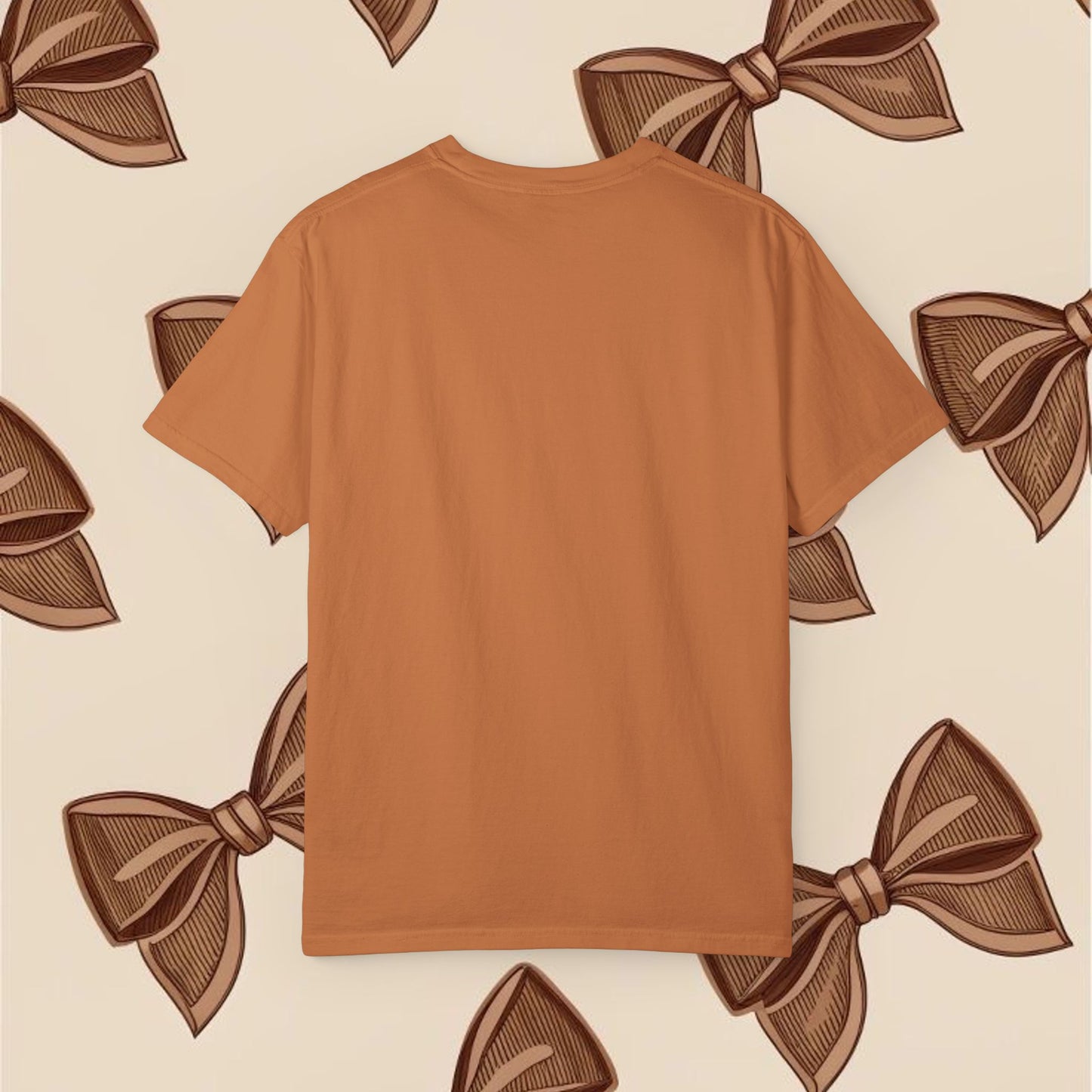 Twisted Cow Bow Hoe Tee