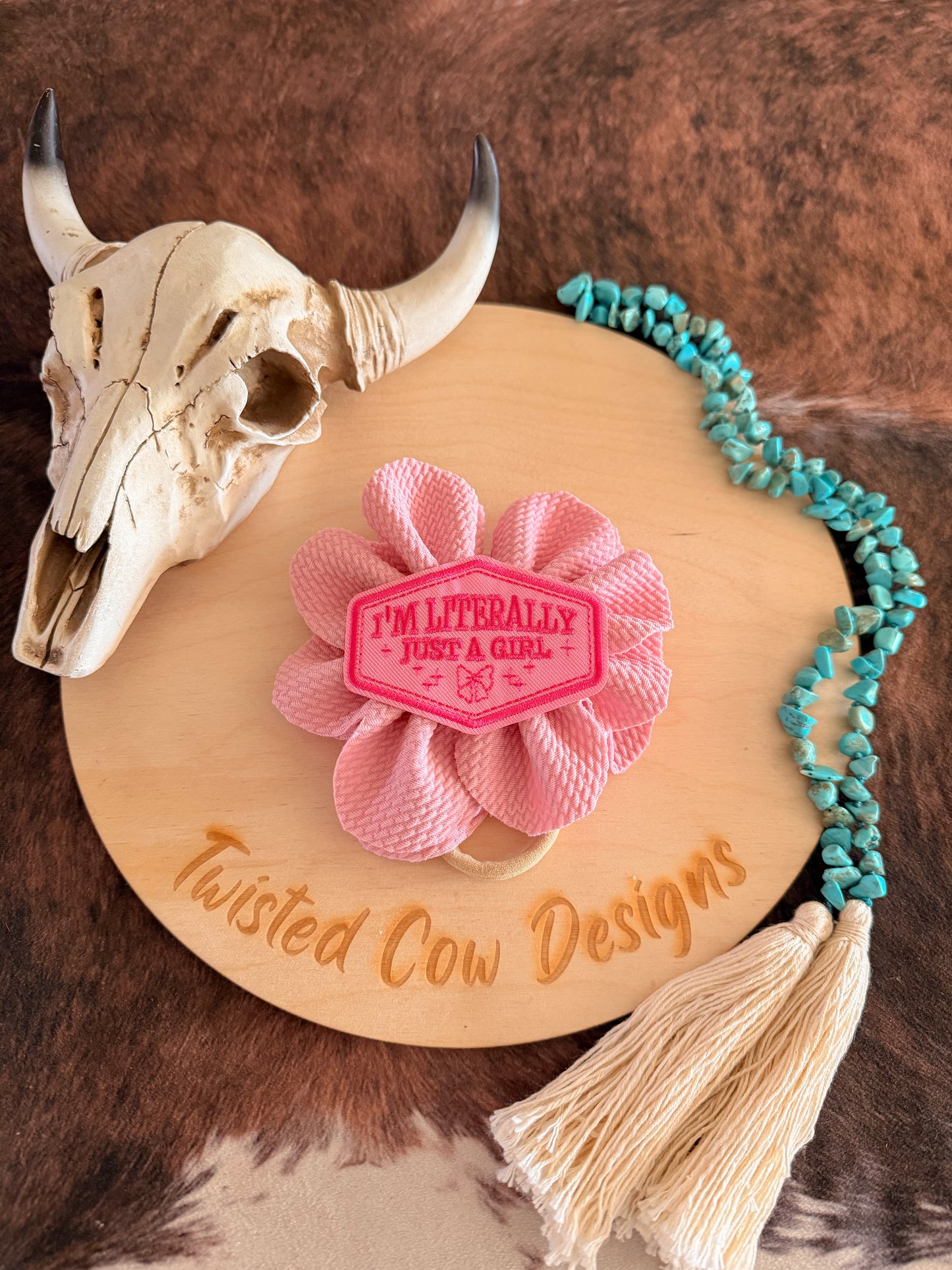 Flower Nylon Bow