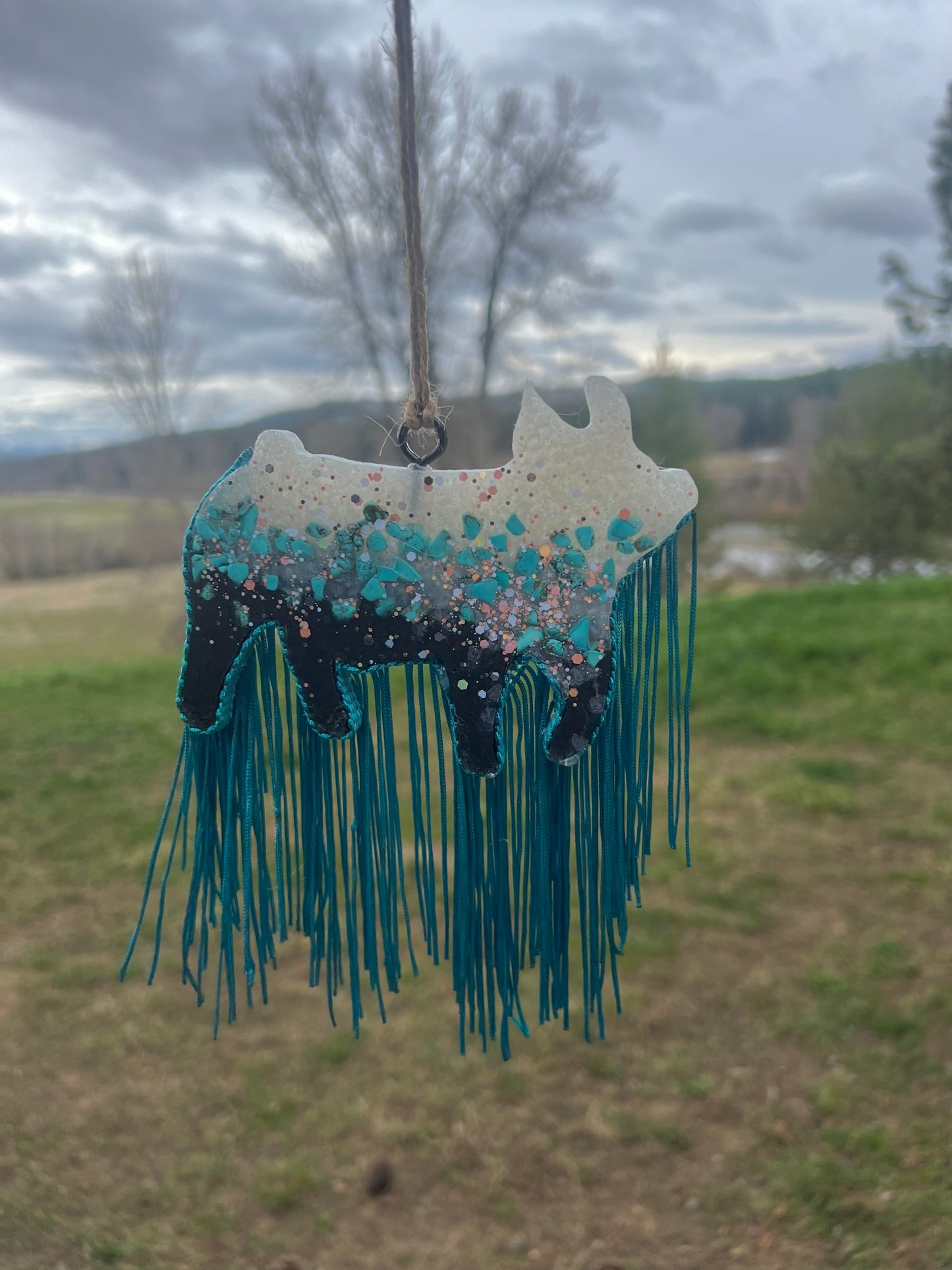 Turquoise pig freshie