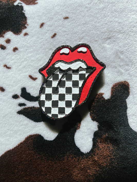 Checkered Tounge Freshie