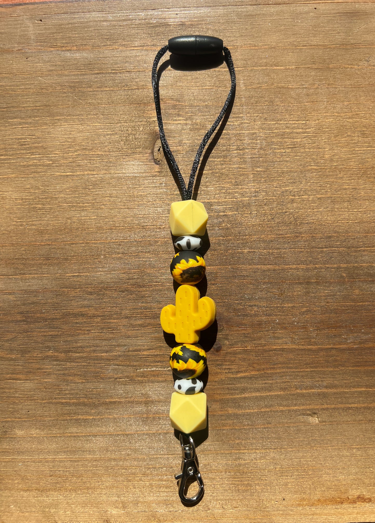 Yellow Cactus Freshie Hanger