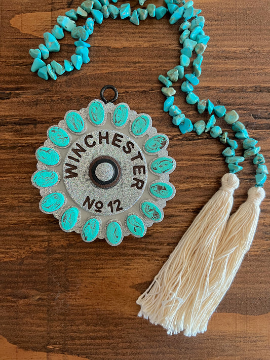 Turquoise Winchester Bullet Freshie