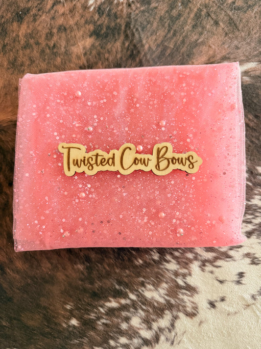 Sparkly Pearl Mesh Add On (Pink)