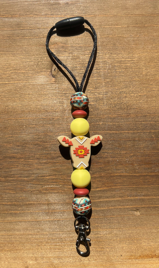 Aztec Cow Freshie Hanger