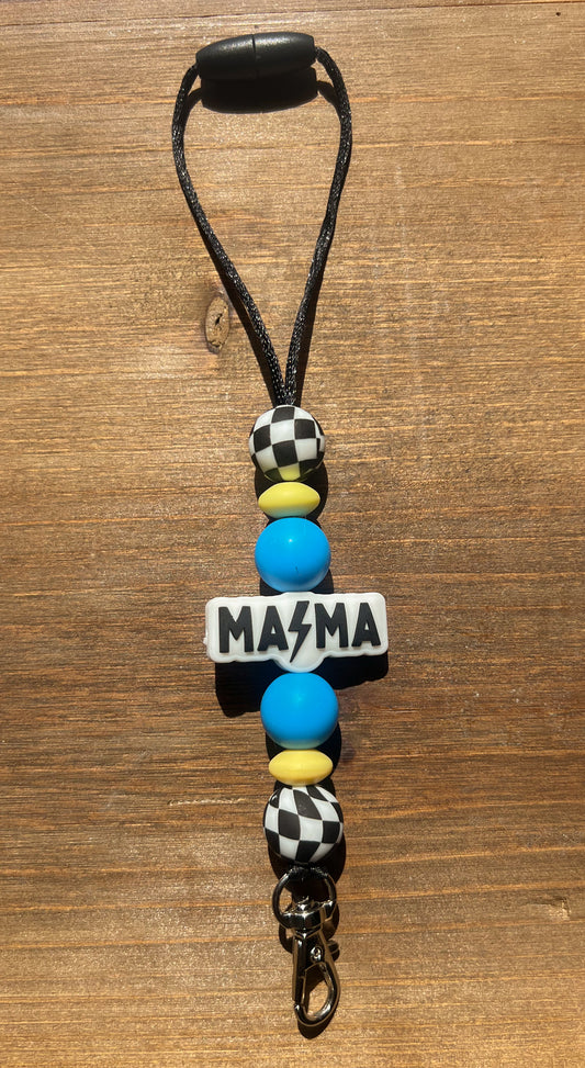 Checkered MAMA Freshie Hanger